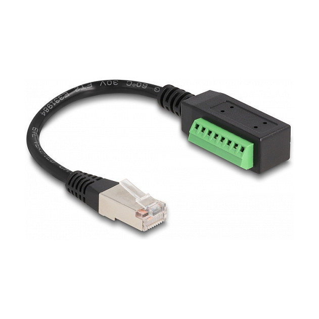 Adapter DELOCK RJ45 na 8-pinski terminalni blok (66052)