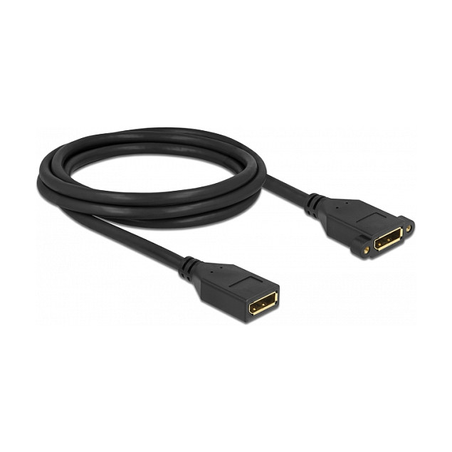 Kabel za ugradnju DELOCK DisplayPort 1.2 Ž/Ž (4K 60 Hz, 2 m)