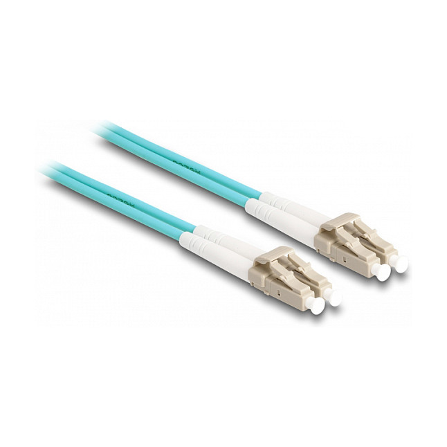 Optički kabel DELOCK LC Duplex na LC Duplex OM3 1m (Multimode, metalna zaštita)-1