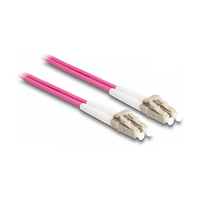 Optički kabel DELOCK LC Duplex na LC Duplex OM4 s metalnim ojačanjem, 2 m-1