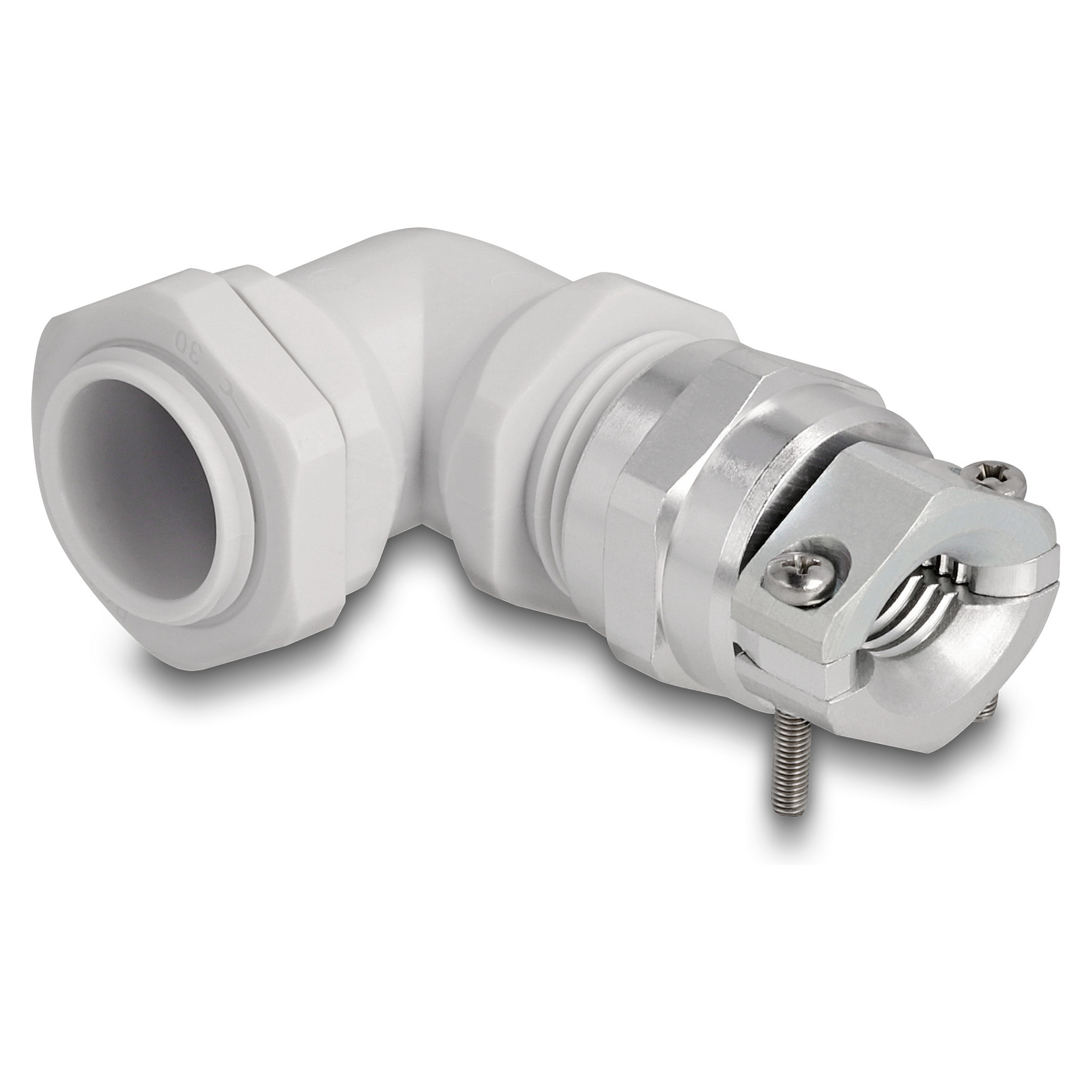 Uvodnica za kabel DELOCK 60598 (PG16, 90°, IP68, siva)