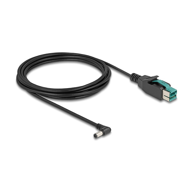 PoweredUSB kabel DELOCK 12V na DC 5.5 x 2.1 mm (kutni konektor, 3 m)-1