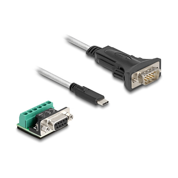 Adapter DELOCK 64270 USB-C na Serijski RS-422/485 (FTDI, 2 m, 5 V)-1
