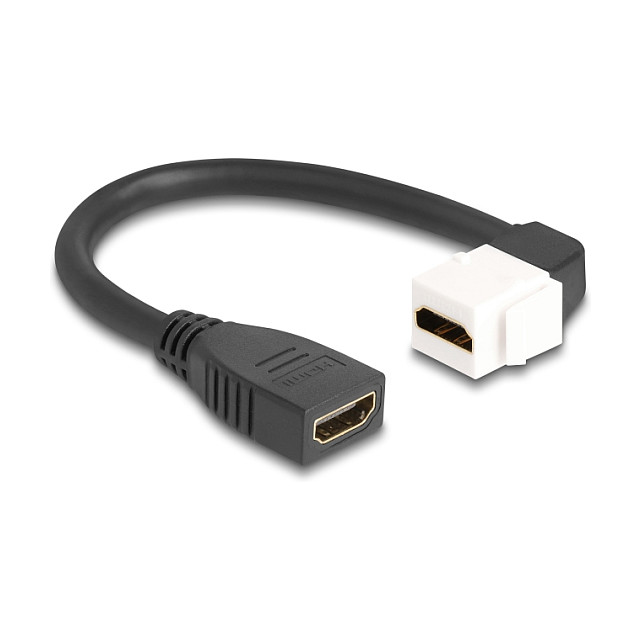 Keystone modul DELOCK 90321 (HDMI Ž/Ž, 90° kutni, 8K 60Hz, 20 cm)-0