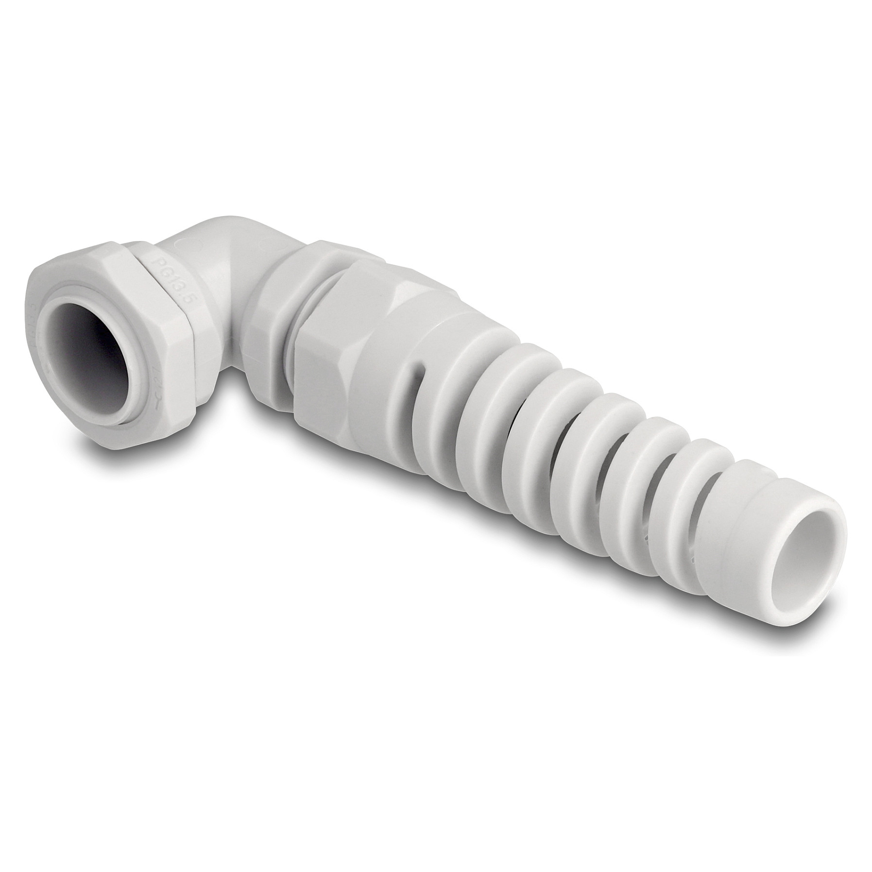Uvodnica za kabel DELOCK 60586 (PG13.5, 90° kutna, IP68, siva)