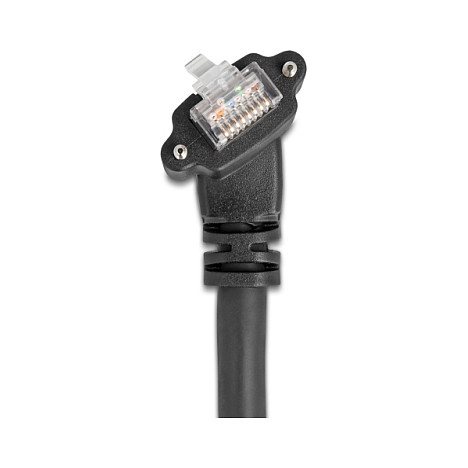 Mrežni kabel DELOCK 80920 GigE Cat.6 S/FTP (RJ45 45°/90° s vijcima na RJ45, 5m)-1