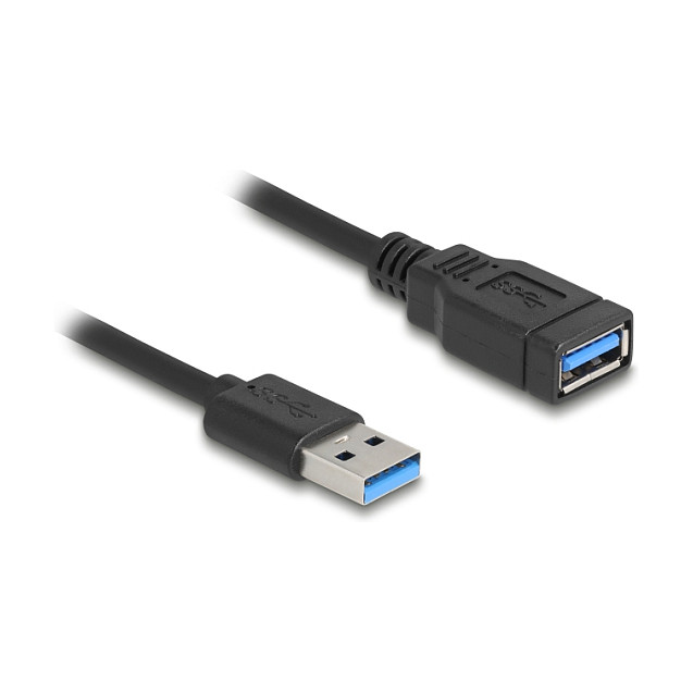 USB produžni kabel DELOCK 90367 (USB-A M na USB-A Ž, 5 Gbps, spiralni, 0.4 - 0.6 m)-1