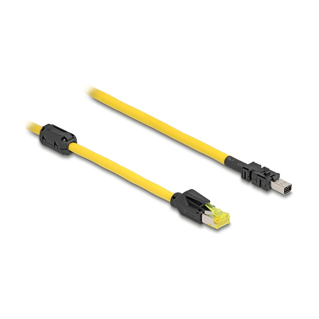 Mrežni kabel DELOCK Mini I/O 8-pinski D-Form Tip 2 na RJ45 Cat.6, 5 m, žuti-0