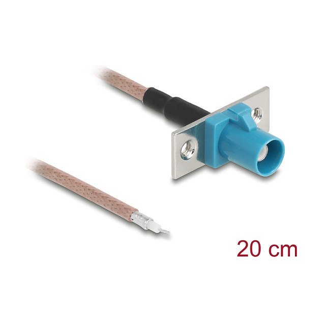 Antenski kabel DELOCK FAKRA Z na otvorene krajeve RG-316 (20 cm, 50 Ohm)-1