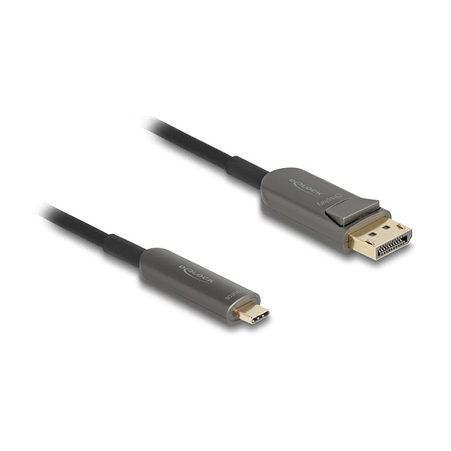 Aktivni optički kabel DELOCK USB-C na DisplayPort 81609 (8K 60 Hz, 40 Gbps, 30 m)-0