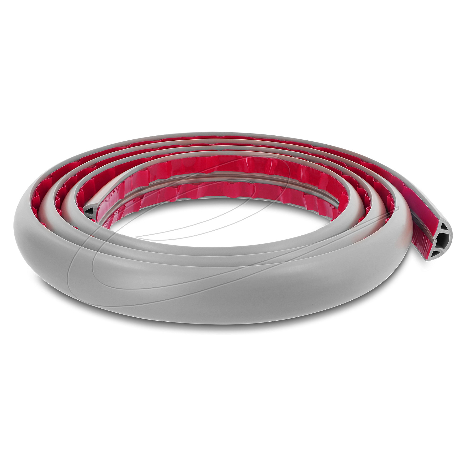 Kanalica za kabele DELOCK Fleksibilna PVC 30 x 10 mm (2 m, samoljepljiva, siva)