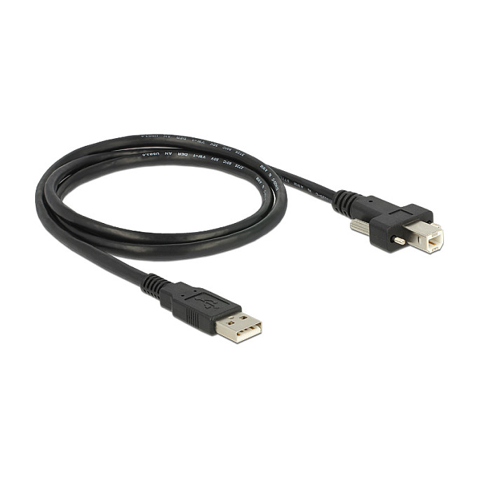 USB Kabel DELOCK 2.0 A na B s vijcima 1m (83594)