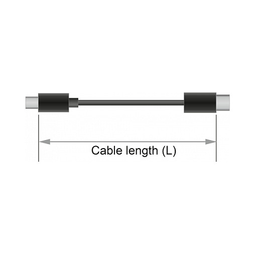 Audio kabel DELOCK 3.5mm stereo jack, 3-pinski muški na muški pod kutom 90°, 2m-2