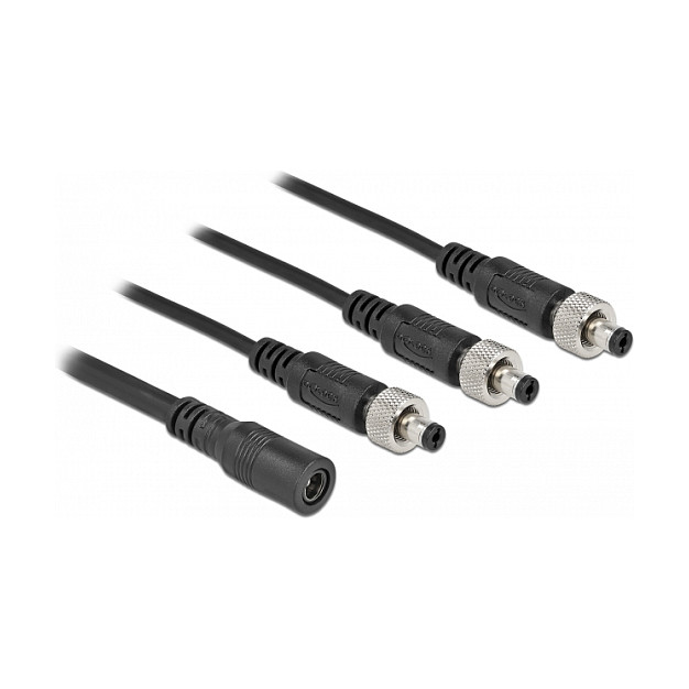 DC razdjelni kabel DELOCK 86572 (5.5 x 2.1 mm, 1x ženski na 3x muški, 30 cm)-1