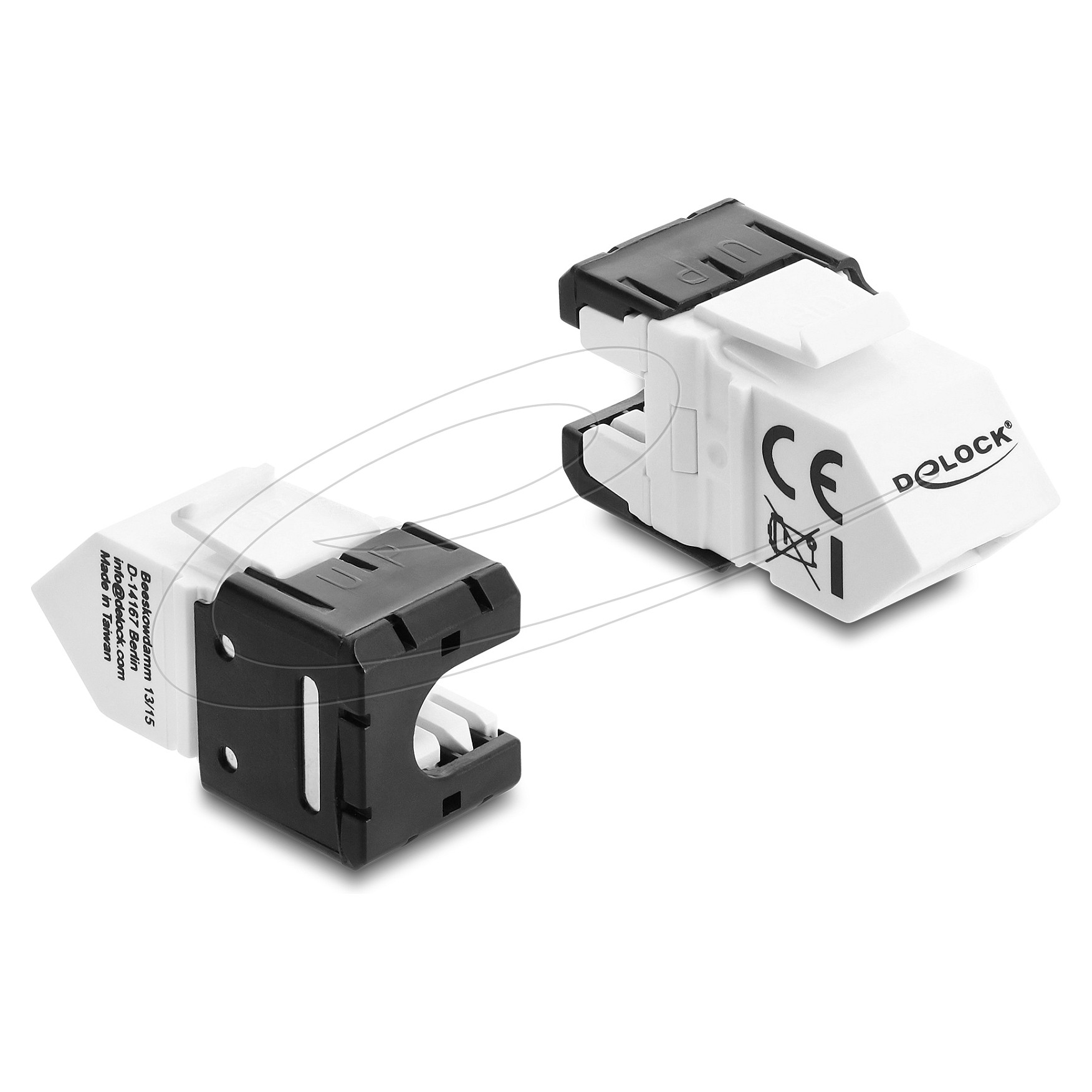 Keystone modul DELOCK 86239 RJ45 na LSA Cat.6A (UTP, montaža bez alata)