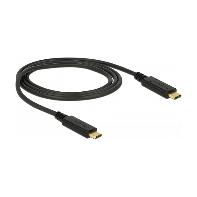 USB-C kabel DELOCK 83661 (USB-C na USB-C, 10 Gbps, 1 m, PD 60W, E-Marker)