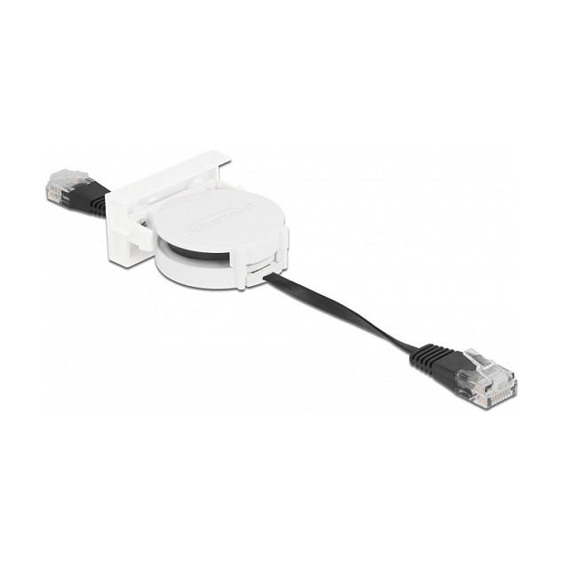 Mrežni modul DELOCK Easy 45 (uvlačivi RJ45 Cat.5e kabel, 1.4 m) crni-0