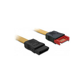 SATA produžni kabel DELOCK 82856 (100 cm, 6 Gb/s, žuti)