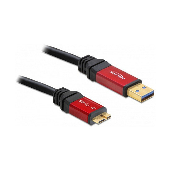 USB kabel DELOCK USB-A na Micro-B (5 Gbps, 5 m, Premium)