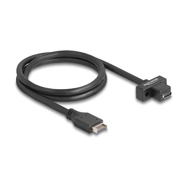 USB kabel DELOCK 85776 (USB 3.2 Gen 2, Key-A 20-pin na USB-C, 70 cm, za ugradnju)-0
