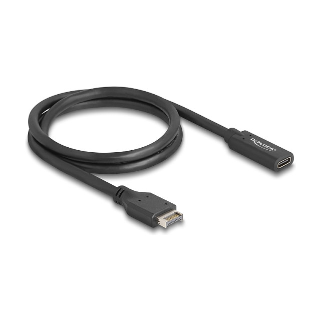 USB kabel DELOCK 85666 (USB-C na Key-A 20-pin, 10 Gbps, 70 cm)