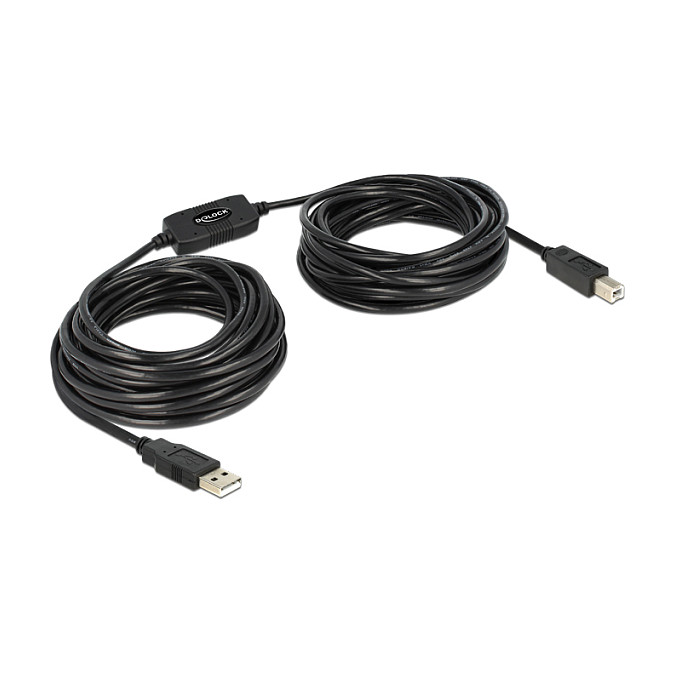 USB kabel DELOCK 2.0 A-B 11 m (aktivni repeater)-0