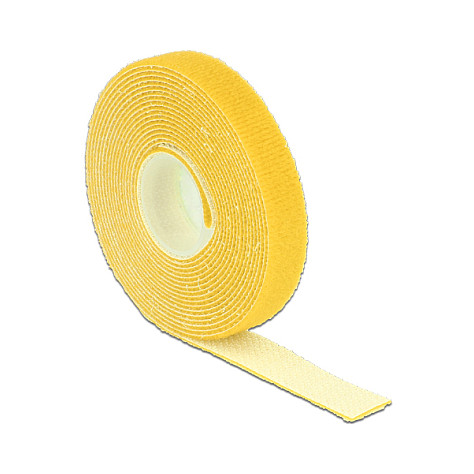 Čičak traka na roli DELOCK 18734 (3 m x 13 mm, žuta)