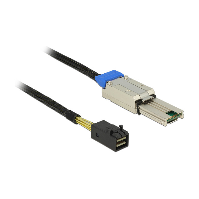 Kabel DELOCK Mini SAS SFF-8088 na Mini SAS HD SFF-8643 (1 m, 12 Gb/s)