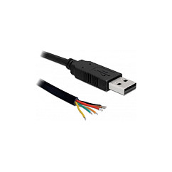 USB na Serijski UART TTL Konverter DELOCK 83116 (USB 2.0, 5V, 6 otvorenih krajeva, 1.8m)