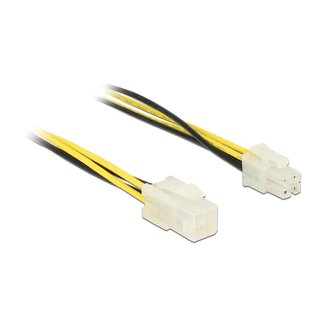 Produžni kabel za napajanje DELOCK P4 4-pinski (M) na P4 4-pinski (Ž), 30 cm