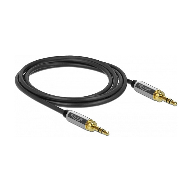 Audio kabel DELOCK 3.5mm na 3.5mm s adapterom na 6.35mm (2 m, pozlaćeni kontakti)