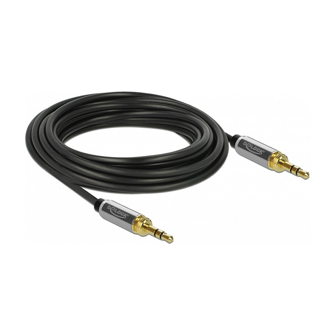 Audio kabel DELOCK 3.5mm na 3.5mm M/M s adapterom 6.35mm, 5m