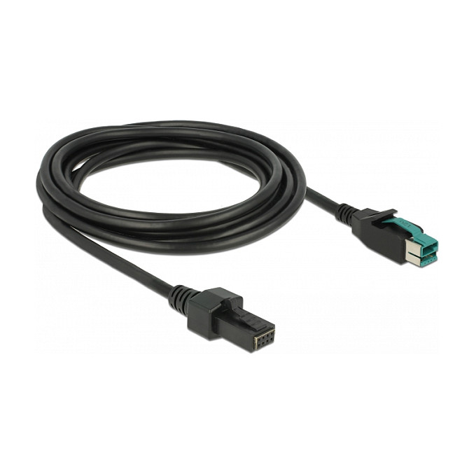 PoweredUSB kabel DELOCK 85484 (12V na 2x4-pin, 3m) za POS pisače-2
