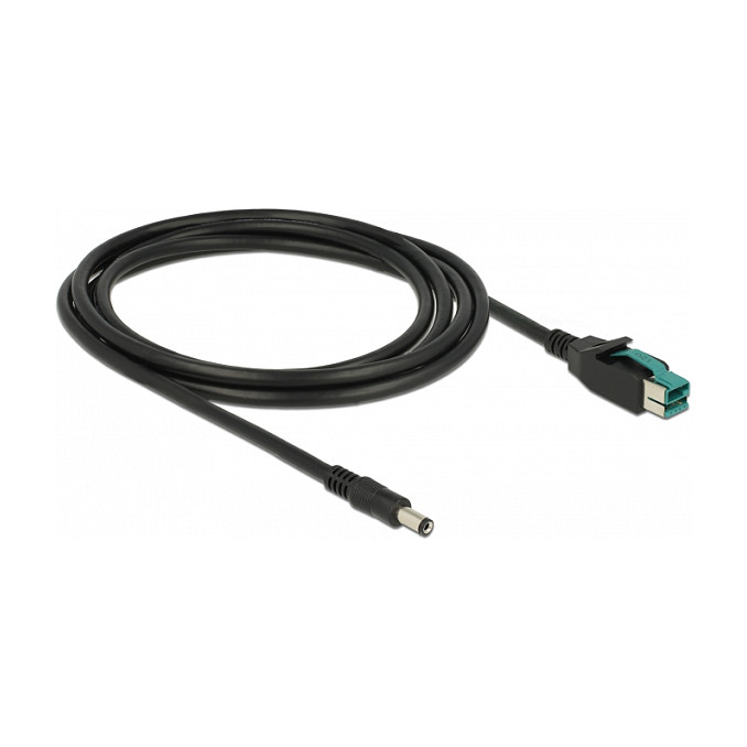 PoweredUSB kabel DELOCK 85498 (12V na DC 5.5x2.1mm, 2m)-2
