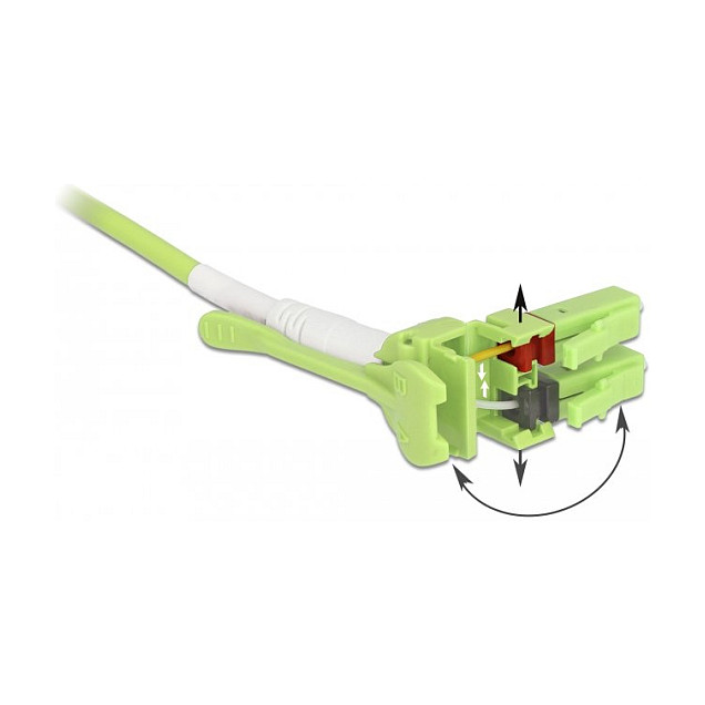 Optički kabel DELOCK 85691 (LC/LC, Multimode OM5, Uniboot, 5 m)-1