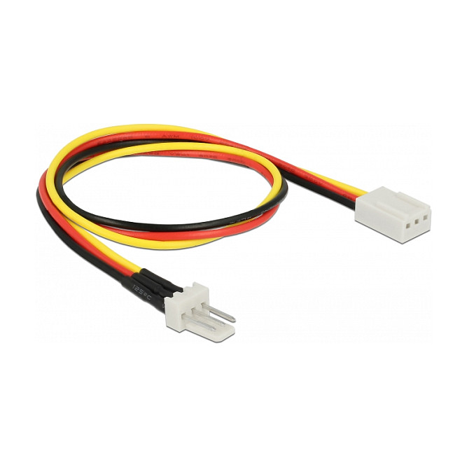 Kabel za napajanje ventilatora DELOCK 85753 (3-pinski M > 3-pinski Ž, 30 cm)-1