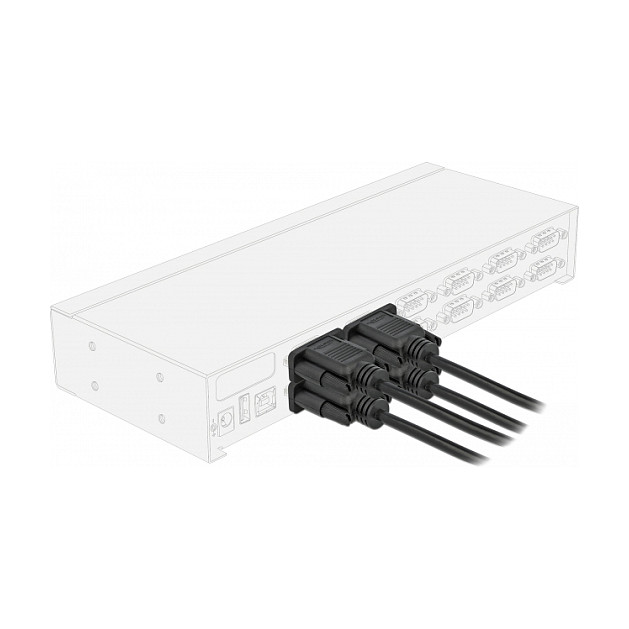 Serijski kabel DELOCK 86608 Null Modem (RS-232, D-Sub9 Ž/Ž, 1 m)-2