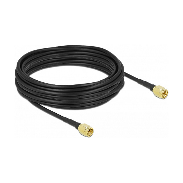 Antenski kabel DELOCK SMA na SMA (LMR/CFD100, 10 m, niski gubici)