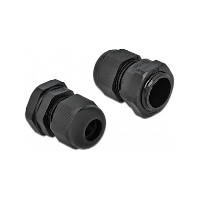 Uvodnica za kabel DELOCK PG11 (10 komada, IP68, crna)-1