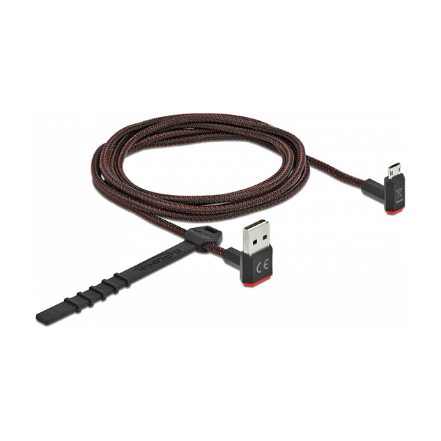 USB kabel DELOCK EASY-USB 2.0 A na Micro-B kutni (reverzibilni, 2 m)-1