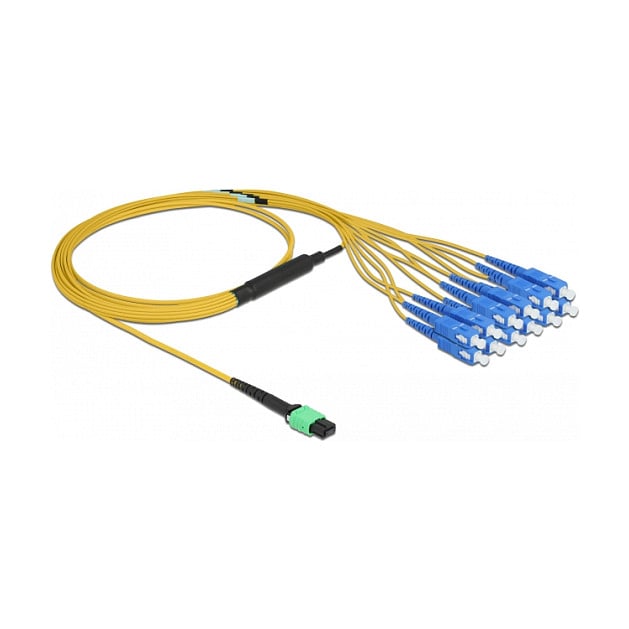 Optički kabel DELOCK MPO na 12x SC Simplex (Singlemode, 9/125 µm, 2 m)-0