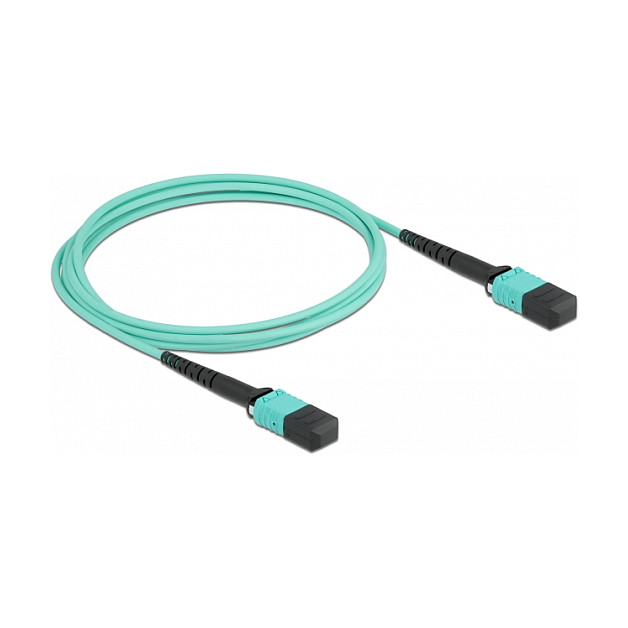Optički kabel DELOCK 86957 MPO-MPO (ženski/ženski, 12 vlakana, Multimode OM4, 2 m)