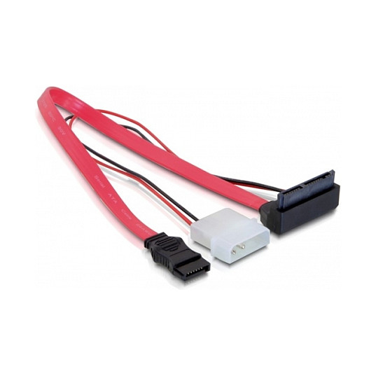 Kabel DELOCK Micro SATA na 2-pin Power + 7-pin SATA (30 cm, kutni konektor)-0