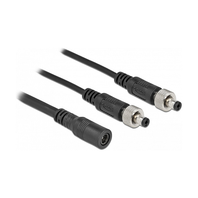 DC razdjelni kabel DELOCK 86571 (5.5 x 2.1 mm, 1x ženski na 2x muški, 30 cm)-1