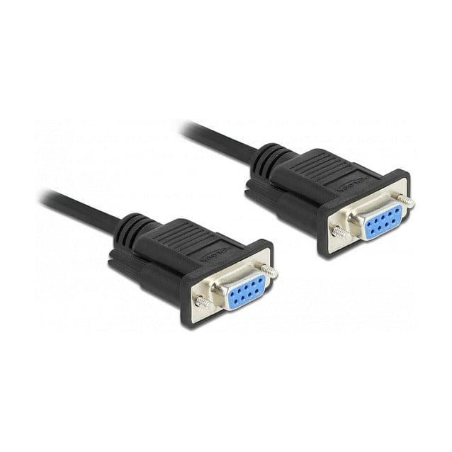 Serijski kabel DELOCK 87785 Null Modem (D-Sub9 Ž/Ž, 2 m)