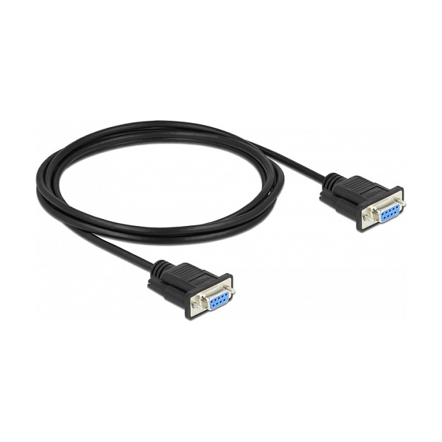 Serijski kabel DELOCK 87785 Null Modem (D-Sub9 Ž/Ž, 2 m)-1