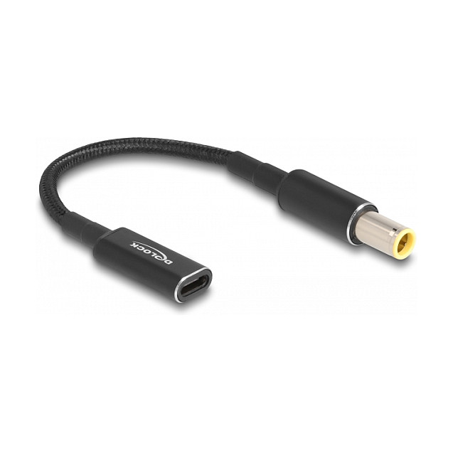 Adapter za punjač DELOCK USB-C na IBM 7.9 x 5.5 mm (100W, 15 cm)-0
