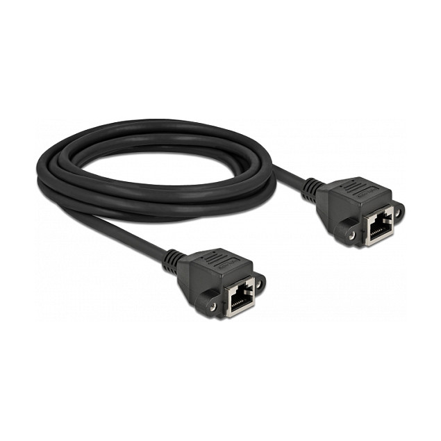Mrežni produžni kabel DELOCK Cat.6A S/FTP (RJ45 M/Ž, 3m)-1