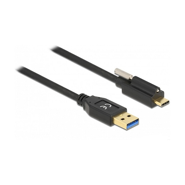 USB kabel DELOCK 84028 (USB-A na USB-C, 10 Gbps, 1.5 m, s vijkom)-0