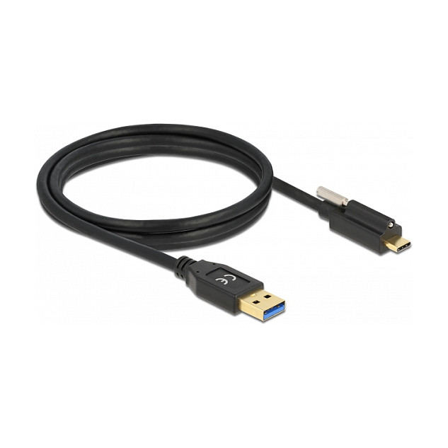 USB kabel DELOCK 84028 (USB-A na USB-C, 10 Gbps, 1.5 m, s vijkom)-1